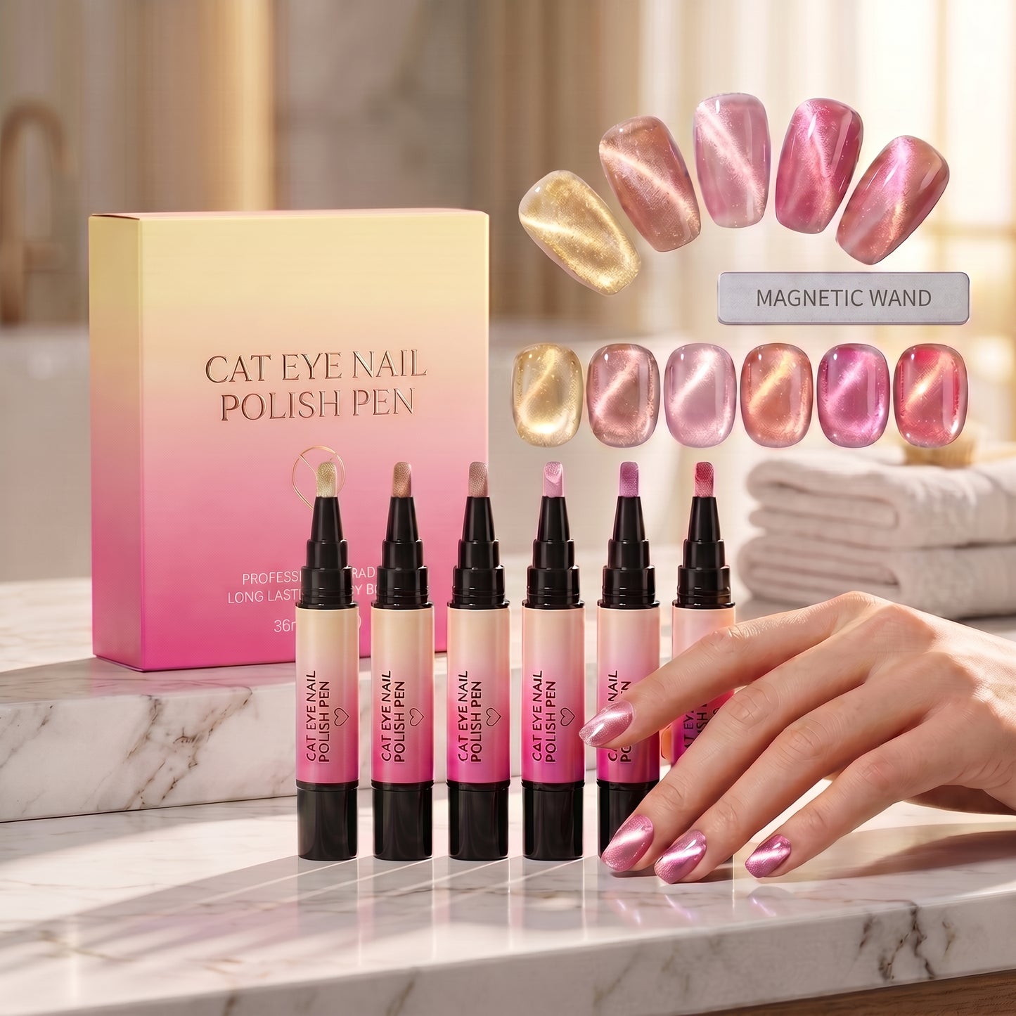 Siren Shape- Easy Multi-Use Nail Polish Set