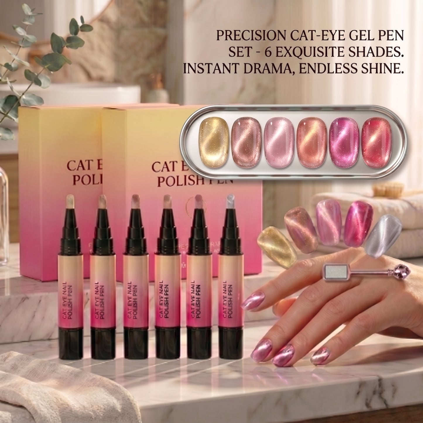 Siren Shape- Easy Multi-Use Nail Polish Set